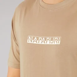 Hot Herre Rift Ryg Grafik T-shirt Beige Rocky Udendørs|T-Shirts, Poloer Og Skjorter·T-Shirts Og Undertrøjer