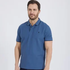 Best Herre River Kortærmet poloer Blå T-Shirts, Poloer Og Skjorter·Poloer