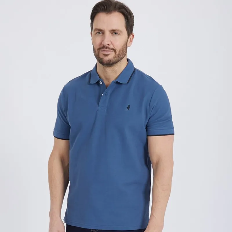 Best Herre River Kortærmet poloer Blå T-Shirts, Poloer Og Skjorter·Poloer