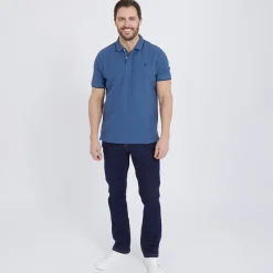 Best Herre River Kortærmet poloer Blå T-Shirts, Poloer Og Skjorter·Poloer