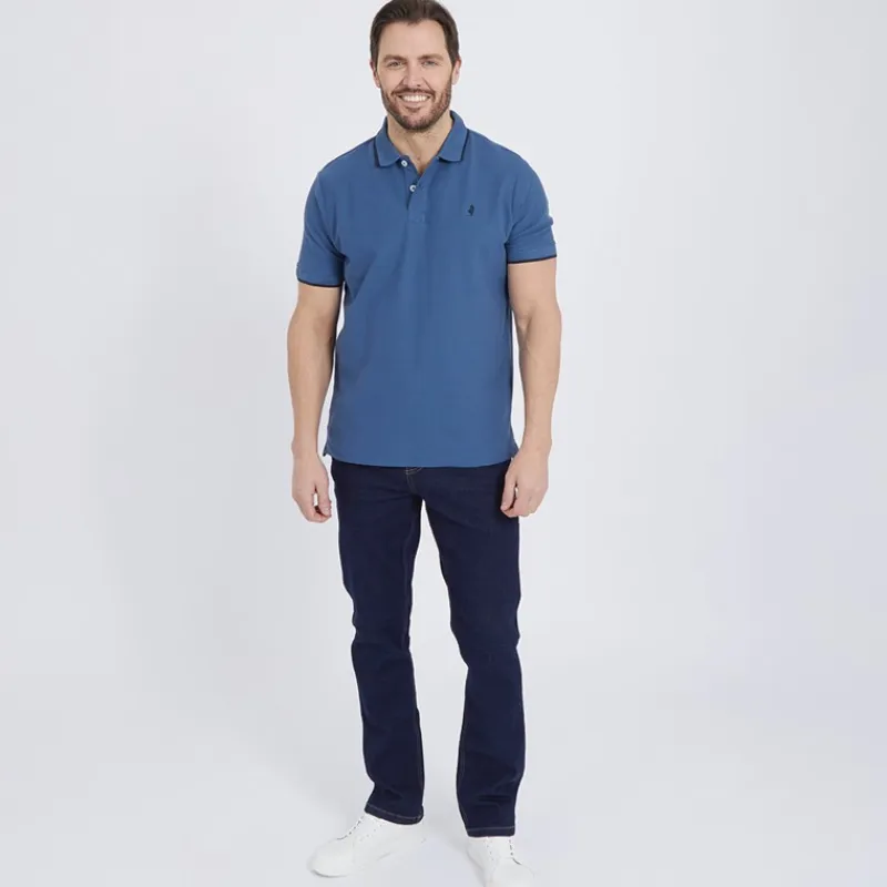Best Herre River Kortærmet poloer Blå T-Shirts, Poloer Og Skjorter·Poloer