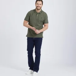 Sale Herre River Kortærmet poloer kakigrøn T-Shirts, Poloer Og Skjorter·Poloer