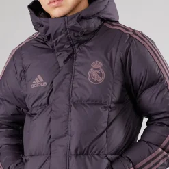 Online Herre RMCF Real Madrid sæsonbetrukket hættejakke Aurora Black Jakker Og Frakker|Jakker Og Frakker·Jakker Og Frakker