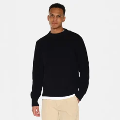 Online Herre Rob Jumper 999 Black Trøjer Og Cardigans·Trøjer
