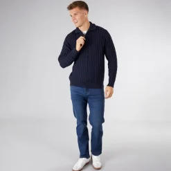 Sale Herre Rufus Jumper Mørk Navy Trøjer Og Cardigans·Trøjer