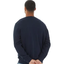 Sale Herre Rundhals Sweatshirt Mørk Safir Hættetrøjer Og Sweatshirts·Sweatshirts
