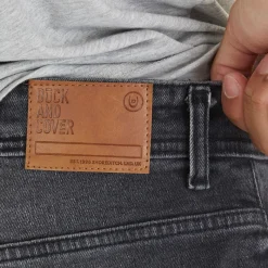 Outlet Herre Rushawn Jeans med Afslappet Pasform Sort Jeans Og Bukser·Jeans