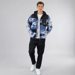 Best Herre Sableo Fleece Hættetrøje Blå Camo Hættetrøjer Og Sweatshirts·Fleecetøj|Træningsdragter Og Joggingbukser·Fleecetøj