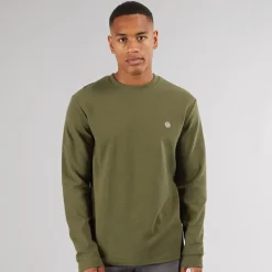 Herre Salupe Sweatshirt Mørk Oliven Hættetrøjer Og Sweatshirts·Sweatshirts