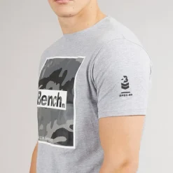 Discount Herre Sanlo T-shirt og shorts sæt Grå Melange Træningsdragter Og Joggingbukser·Træningsdragter|T-Shirts, Poloer Og Skjorter·Sæt