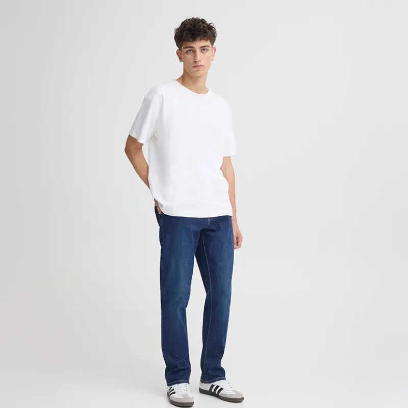 Herre Sdryder Denim Jeans Dark Blue Denim Jeans Og Bukser·Jeans Med Lige Ben|Jeans Og Bukser·Jeans