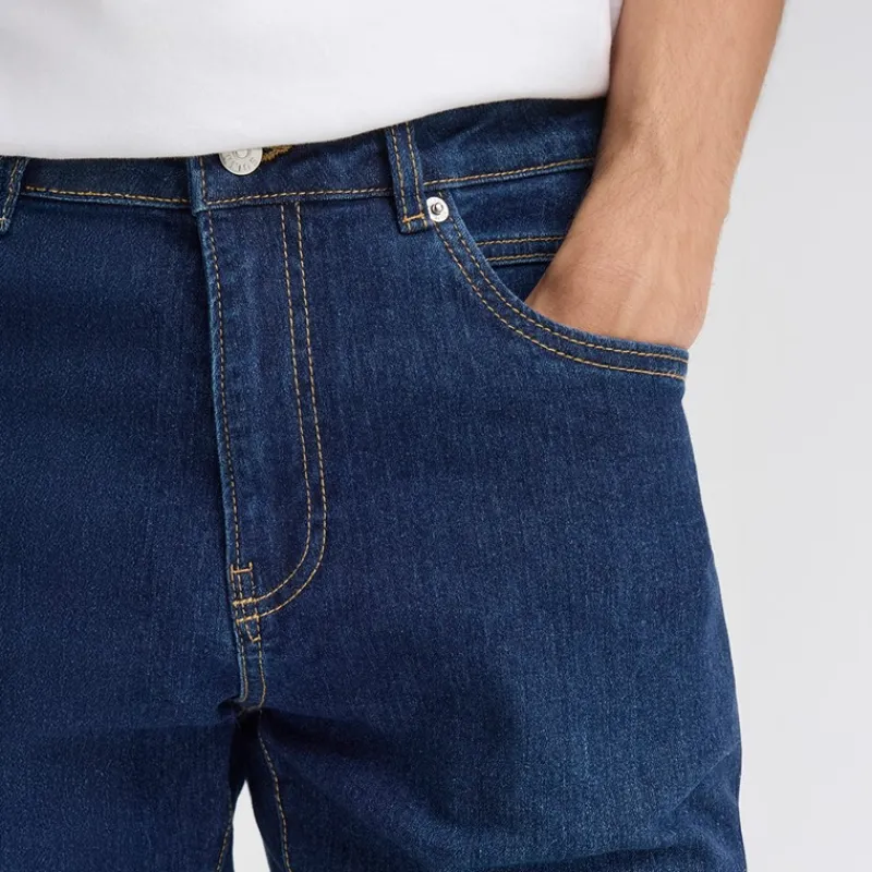 Herre Sdryder Denim Jeans Dark Blue Denim Jeans Og Bukser·Jeans Med Lige Ben|Jeans Og Bukser·Jeans