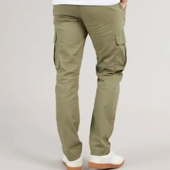 New Herre Sergei Twill Cargobukser Lyse Khaki Jeans Og Bukser·Cargobukser|Jeans Og Bukser·Bukser