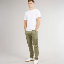 New Herre Sergei Twill Cargobukser Lyse Khaki Jeans Og Bukser·Cargobukser|Jeans Og Bukser·Bukser