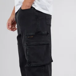 Best Herre Serian Cargo Jeans Vasket Sort Jeans Og Bukser·Jeans