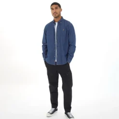 Discount Herre Skjorte med Knapper Denim T-Shirts, Poloer Og Skjorter·Skjorter