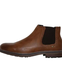 Sale Herresko Chelsea Støvler Tan Eastside Brogue Støvler|Støvler