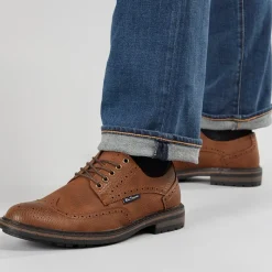 Clearance Herresko Spitfire Brogues Karamel Sko|Sko