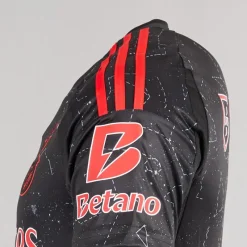 Online Herre SLB Benfica 24/​25 udebanetrøje Sort Træning|T-Shirts Og Undertrøjer