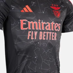 Online Herre SLB Benfica 24/​25 udebanetrøje Sort Træning|T-Shirts Og Undertrøjer