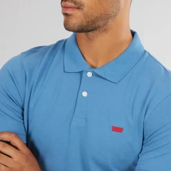 Herre Slim Polo Shirt Federal Blue T-Shirts, Poloer Og Skjorter·Poloer