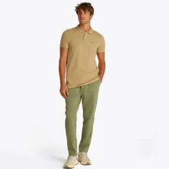 Outlet Herre Slim Stolpelukning Polo Relic Tan T-Shirts, Poloer Og Skjorter·Poloer