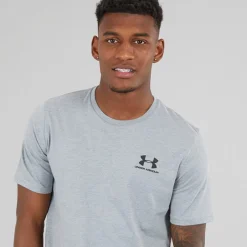 Clearance Herre Sportstyle T-Shirt Lys Grå Mergel Træning|T-Shirts Og Undertrøjer