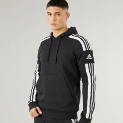 Outlet Herre Squadra 21 Pullover Sweat Hættetrøje Sort/​Hvid Træning|T-Shirts Og Undertrøjer