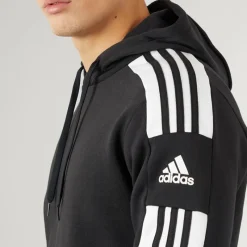 Outlet Herre Squadra 21 Pullover Sweat Hættetrøje Sort/​Hvid Træning|T-Shirts Og Undertrøjer
