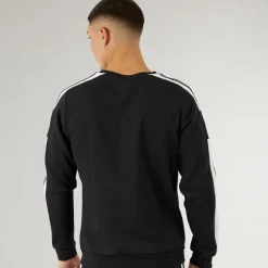 New Herre Squadra 21 Sweatshirt Sort/​Hvid Træning|T-Shirts Og Undertrøjer