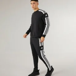 New Herre Squadra 21 Sweatshirt Sort/​Hvid Træning|T-Shirts Og Undertrøjer