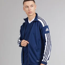 Clearance Herre Squadra 21 træningsjakke Navy/​Hvid Træning|T-Shirts Og Undertrøjer