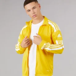 Discount Herre Squadra 21 Trænings Track Top Team Yellow/​Hvid Træning|T-Shirts Og Undertrøjer