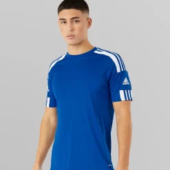New Herre Squadra 21 T-shirt Team Royal Blue/​Hvid Træning|T-Shirts Og Undertrøjer