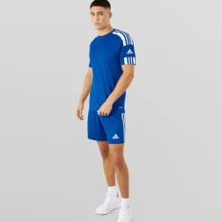 New Herre Squadra 21 T-shirt Team Royal Blue/​Hvid Træning|T-Shirts Og Undertrøjer
