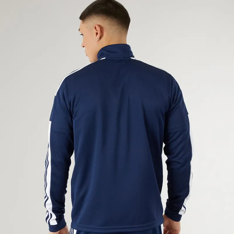 Online Herre Squadra 21 1/4 Zip træningstop Navy/Hvid Træning|T-Shirts Og Undertrøjer
