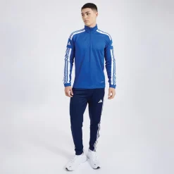 Discount Herre Squadra 21 1/​4 Zip Træningstop Royal Blue/​Hvid Træning|T-Shirts Og Undertrøjer