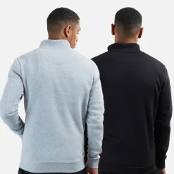 Herre Stilgar To Pakke 1/​4 Lynlås Sweatshirts Sort/​Grå Multipakker·Hættetrøjer Og Sweatshirts|Hættetrøjer Og Sweatshirts·Sweatshirts