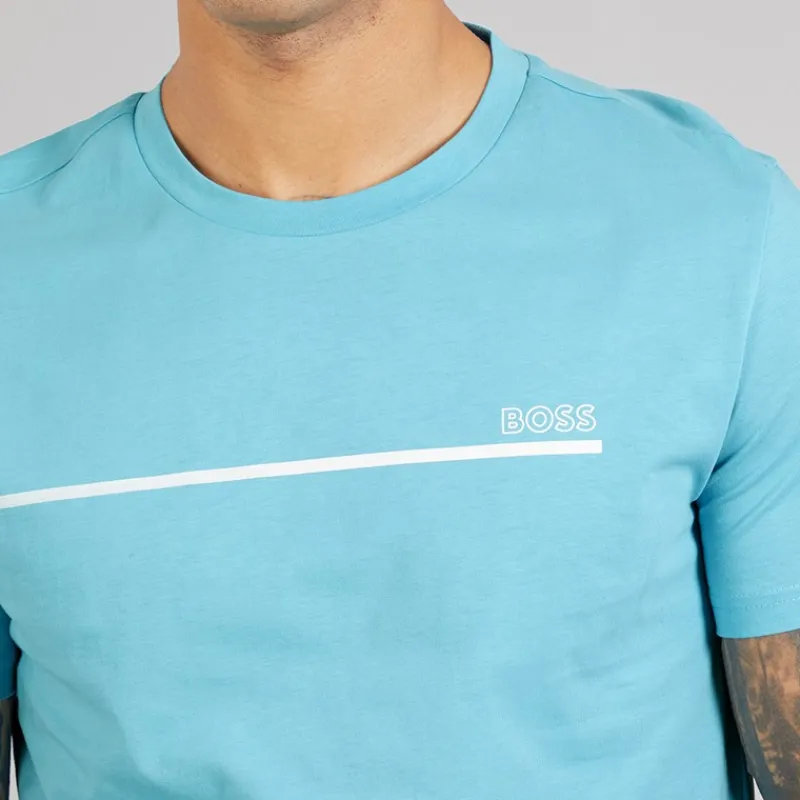 Sale Herre Stormfisk T-shirt Light/Pastel Blue T-Shirts, Poloer Og Skjorter·T-Shirts Og Undertrøjer
