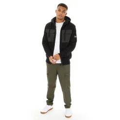 Clearance Herre Strikket Hoodie Sort Hættetrøjer Og Sweatshirts·Hættetrøjer|Jakker Og Frakker·Lette Jakker