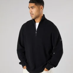 Hot Herre strik pullover sweater True Black Trøjer Og Cardigans·Trøjer