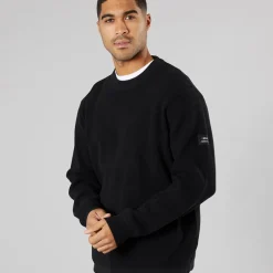 Clearance Herre strik pullover sweater True Black Trøjer Og Cardigans·Trøjer