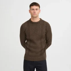 Clearance Herre striktrøje Turkish Coffee Trøjer Og Cardigans·Trøjer