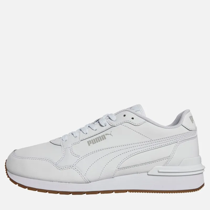 Best Herre ST Runner V4 Læder Sneakers /Isgrå/Gummi Sport Sneakers|Sneakers