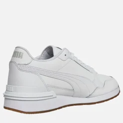Best Herre ST Runner V4 Læder Sneakers /Isgrå/Gummi Sport Sneakers|Sneakers