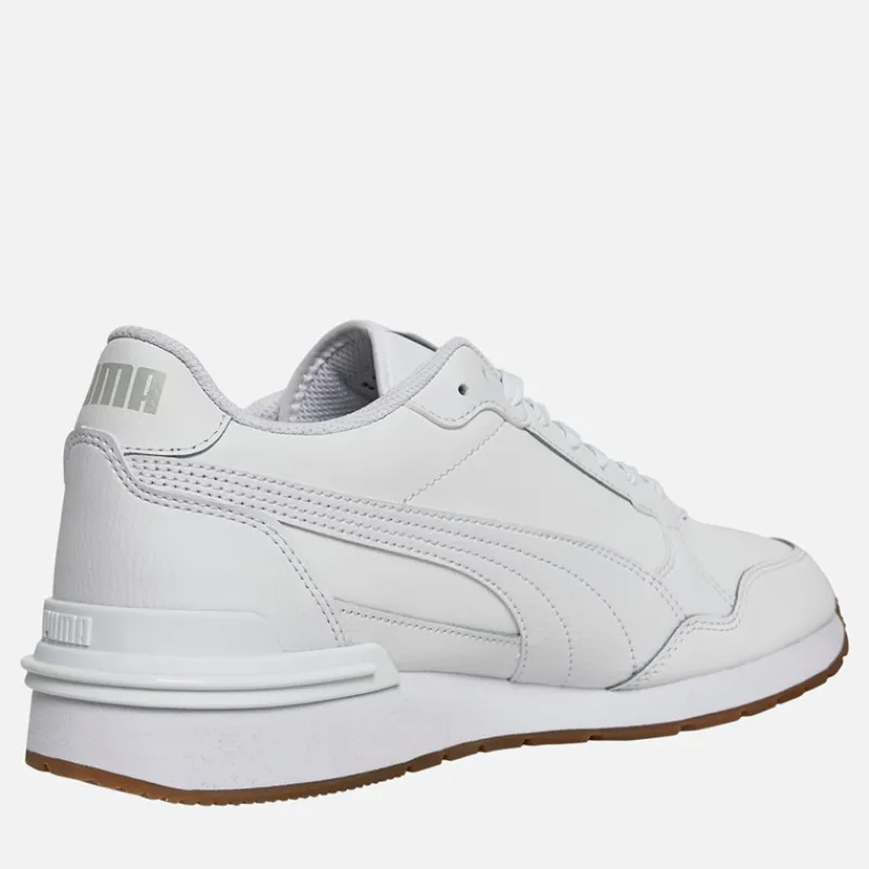 Best Herre ST Runner V4 Læder Sneakers /Isgrå/Gummi Sport Sneakers|Sneakers
