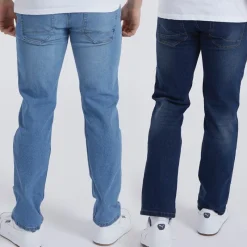 Best Herre Stuart Jeans med lige pasform - topak i Indigo/​Mid Wash Jeans Og Bukser·Jeans Med Lige Ben|Jeans Og Bukser·Jeans