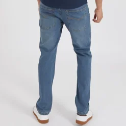 Online Herre Stuart Jeans med lige pasform Mellem Blå Vask Jeans Og Bukser·Jeans Med Lige Ben|Jeans Og Bukser·Jeans
