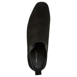 Clearance Herre Suede Chelsea Ankelstøvler Sort Støvler|Støvler