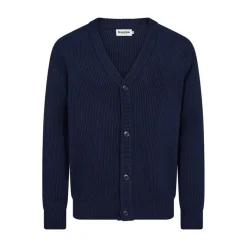 Online Herre Sweater Marineblå Trøjer Og Cardigans·Cardigans